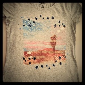 Girls 4th of July shirt